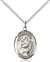 St. Jason Medal<br/>8051 Oval, Sterling Silver