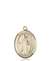 St. Justin Medal<br/>8052 Oval, 14kt Gold