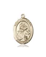 St. Joan Of Arc / Army Medal<br/>8053 Oval, 14kt Gold
