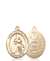 St. Joan Of Arc /Coast Guard Medal<br/>8053 Oval, 14kt Gold