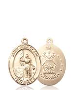St. Joan Of Arc /Coast Guard Medal<br/>8053 Oval, 14kt Gold