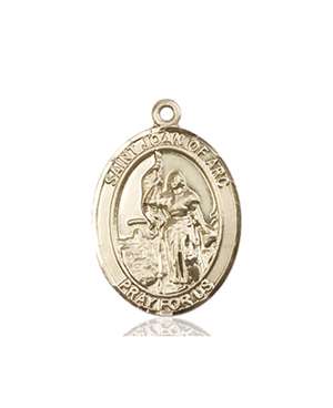 St. Joan Of Arc / Nat'L Guard Medal<br/>8053 Oval, 14kt Gold