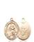 St. Joan Of Arc / Navy Medal<br/>8053 Oval, 14kt Gold