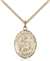 St. John the Baptist Medal<br/>8054 Oval, Gold Filled