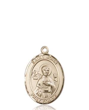 St. John the Apostle Medal<br/>8056 Oval, 14kt Gold