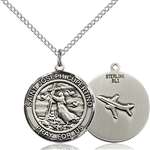 St. Joseph of Cupertino Medal<br/>8057 Round, Sterling Silver