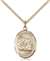 St. Joshua Medal<br/>8059 Oval, Gold Filled