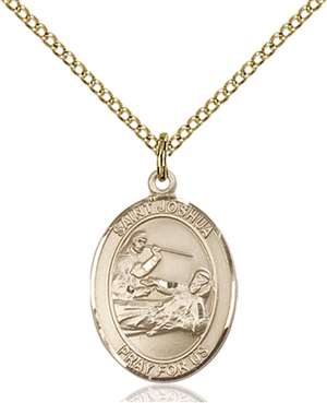 St. Joshua Medal<br/>8059 Oval, Gold Filled