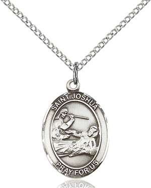 St. Joshua Medal<br/>8059 Oval, Sterling Silver