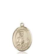 St. Jude Thaddeus Medal<br/>8060 Oval, 14kt Gold