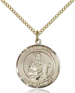 St. Jude Medal<br/>8060 Round, Gold Filled