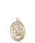 St. Kevin Medal<br/>8062 Oval, 14kt Gold