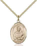 St. Lawrence Medal<br/>8063 Oval, Gold Filled