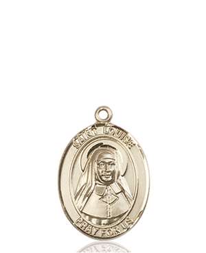 St. Louise De Marillac Medal<br/>8064 Oval, 14kt Gold