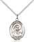 St. Louise De Marillac Medal<br/>8064 Oval, Sterling Silver