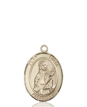 St. Lucia of Syracuse Medal<br/>8065 Oval, 14kt Gold