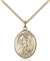 St. Lazarus Medal<br/>8066 Oval, Gold Filled