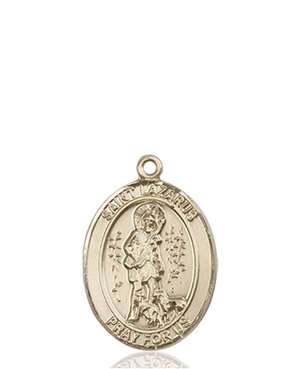 St. Lazarus Medal<br/>8066 Oval, 14kt Gold