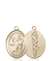 St. Luke the Apostle / Doctor Medal<br/>8068 Oval, 14kt Gold