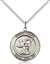 St. Luke the Apostle Medal<br/>8068 Round, Sterling Silver