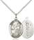St. Luke the Apostle / Doctor Medal<br/>8068 Oval, Sterling Silver