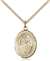 St. Maria Faustina Medal<br/>8069 Oval, Gold Filled
