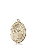 St. Maria Faustina Medal<br/>8069 Oval, 14kt Gold