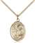 St. Mark the Evangelist Medal<br/>8070 Oval, Gold Filled