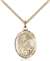 St. Margaret Mary Alacoque Medal<br/>8072 Oval, Gold Filled