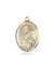 St. Margaret Mary Alacoque Medal<br/>8072 Oval, 14kt Gold