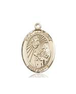 St. Margaret Mary Alacoque Medal<br/>8072 Oval, 14kt Gold