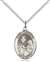 St. Margaret Mary Alacoque Medal<br/>8072 Oval, Sterling Silver