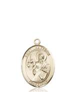 St. Matthew the Apostle Medal<br/>8074 Oval, 14kt Gold