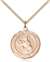 St. Matthew the Apostle Medal<br/>8074 Round, Gold Filled