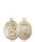St. Michael / Nat'l Guard Medal<br/>8076 Oval, 14kt Gold