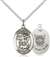 St. Michael / Coast Guard Medal<br/>8076 Oval, Sterling Silver