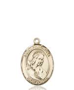 St. Philomena Medal<br/>8077 Oval, 14kt Gold