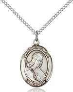 St. Philomena Medal<br/>8077 Oval, Sterling Silver