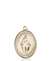 Miraculous Medal<br/>8078 Oval, 14kt Gold