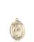 St. Monica Medal<br/>8079 Oval, 14kt Gold