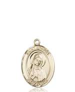 St. Monica Medal<br/>8079 Oval, 14kt Gold