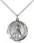 St. Monica Medal<br/>8079 Round, Sterling Silver