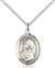 St. Monica Medal<br/>8079 Oval, Sterling Silver