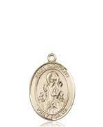 St. Nicholas Medal<br/>8080 Oval, 14kt Gold