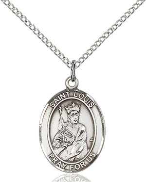 St. Louis Medal<br/>8081 Oval, Sterling Silver