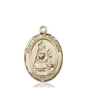 Our Lady of Loretto Medal<br/>8082 Oval, 14kt Gold