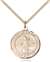St. Patrick Medal<br/>8084 Round, Gold Filled