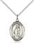 St. Patrick Medal<br/>8084 Oval, Sterling Silver