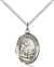 St. Bonaventure Medal<br/>8085 Oval, Sterling Silver