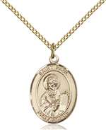 St. Paul the Apostle Medal<br/>8086 Oval, Gold Filled